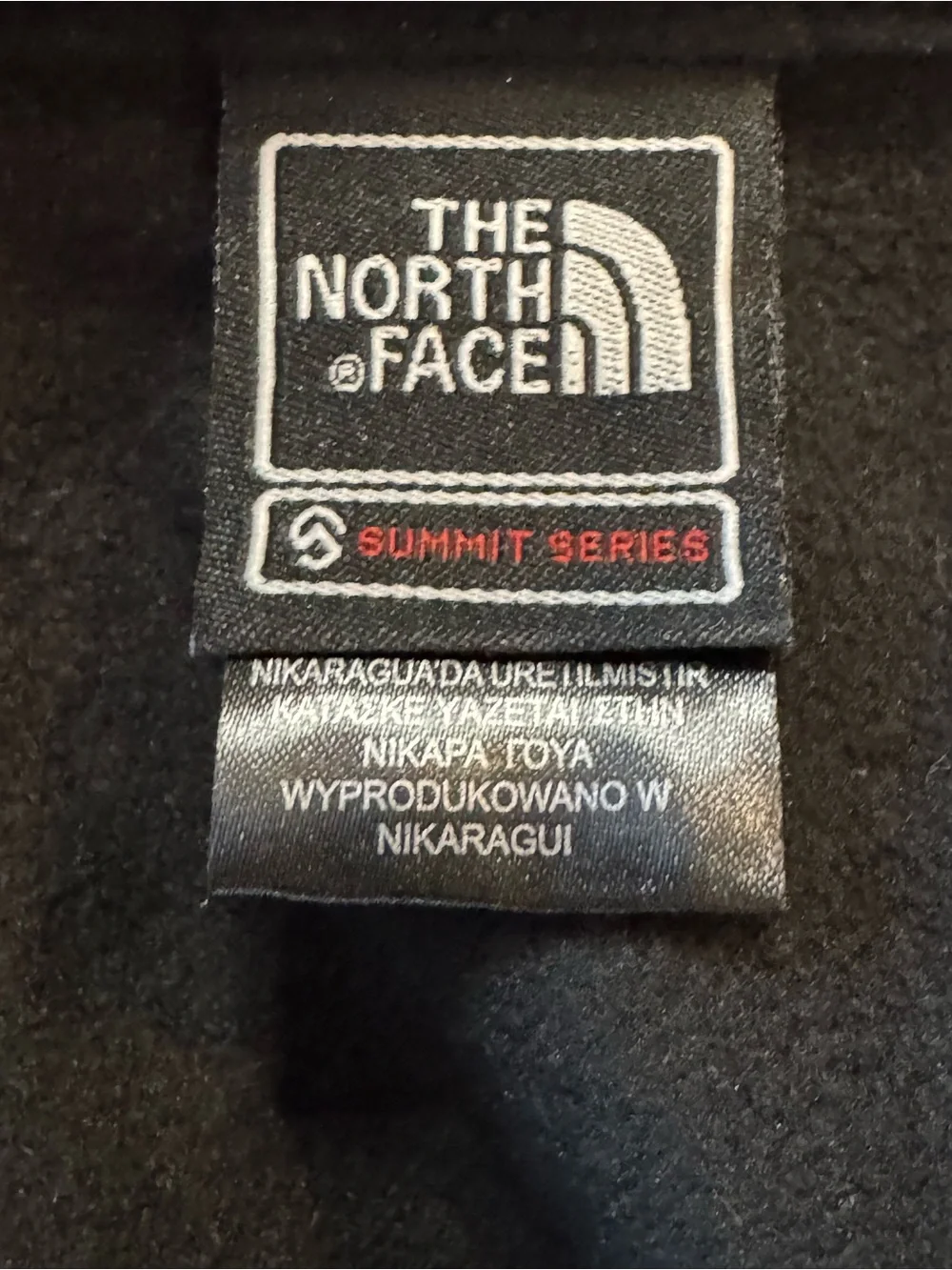 The North Face black softshell